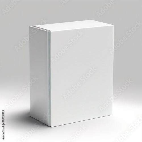 Box Packaging white 3d package Mockup © Mark