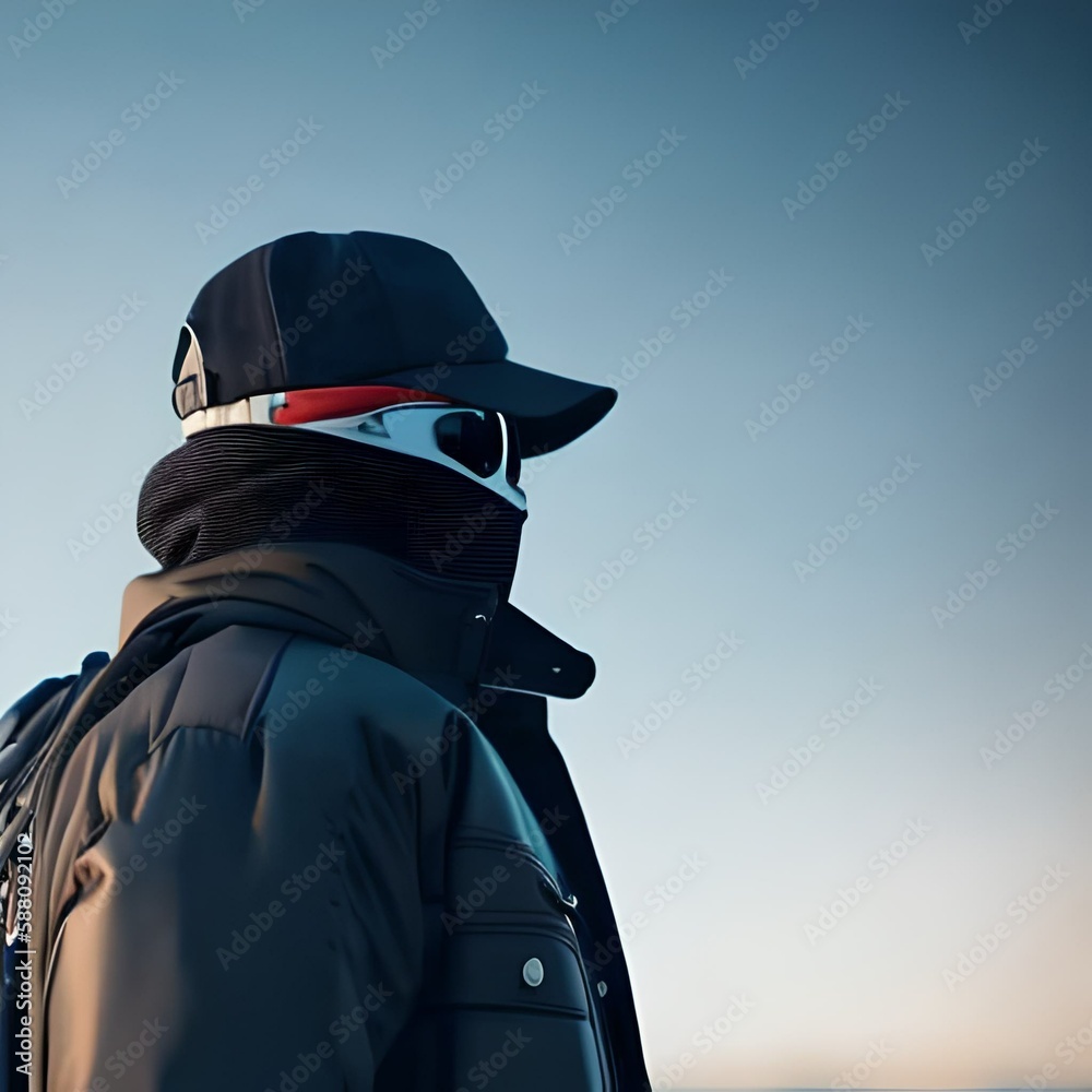 Obraz premium The skeleton man