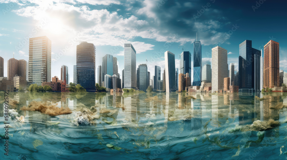 Fototapeta premium climate change, Generative AI