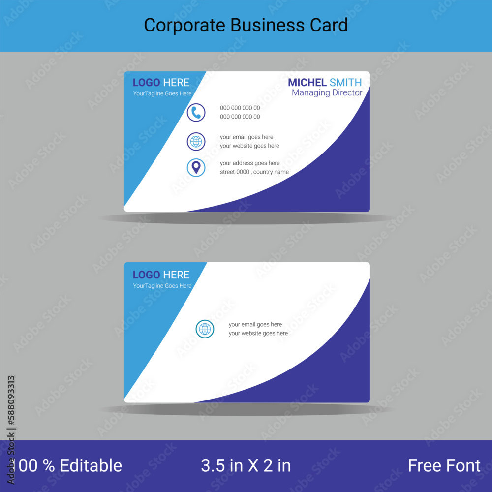 Corporate Business Card Corporate Business Card