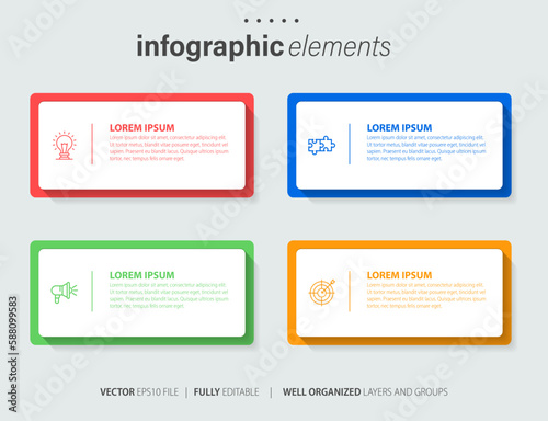 Vector infographic template 