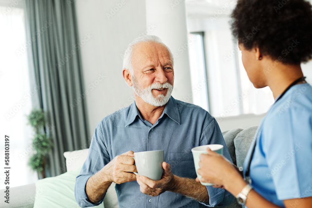 nurse doctor senior care caregiver help assistence retirement home nursing elderly woman man health support african american black coffee tea drinking cup nurse doctor senior care caregiver help assistence retirement home nursing elderly woman man health support african american black coffee tea drinking cup