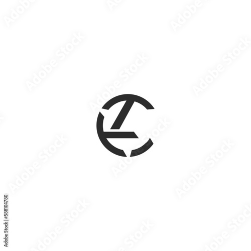 TC, CT, T AND C Abstract initial monogram letter alphabet logo design