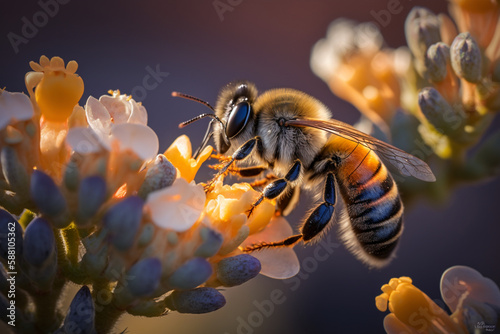 Bee on a flower