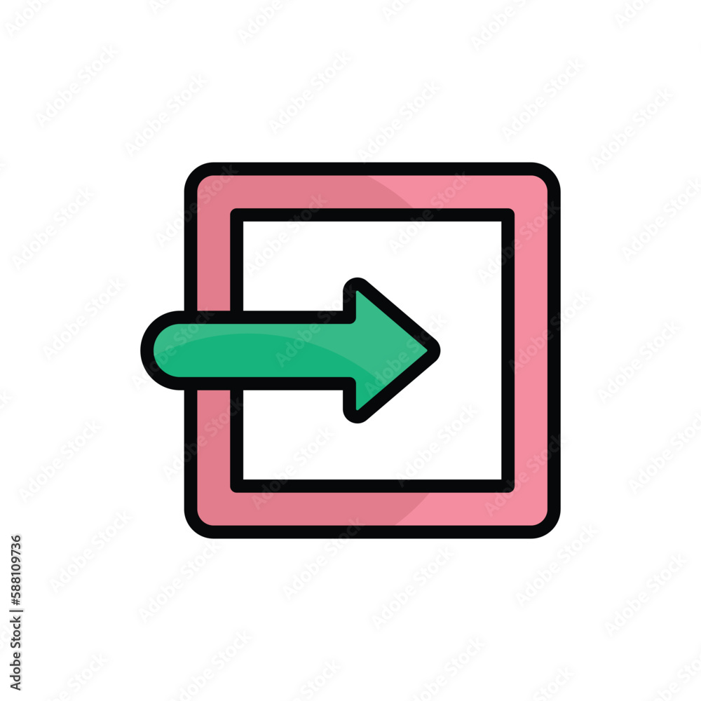 Login icon vector stock. Login icon vector stock.