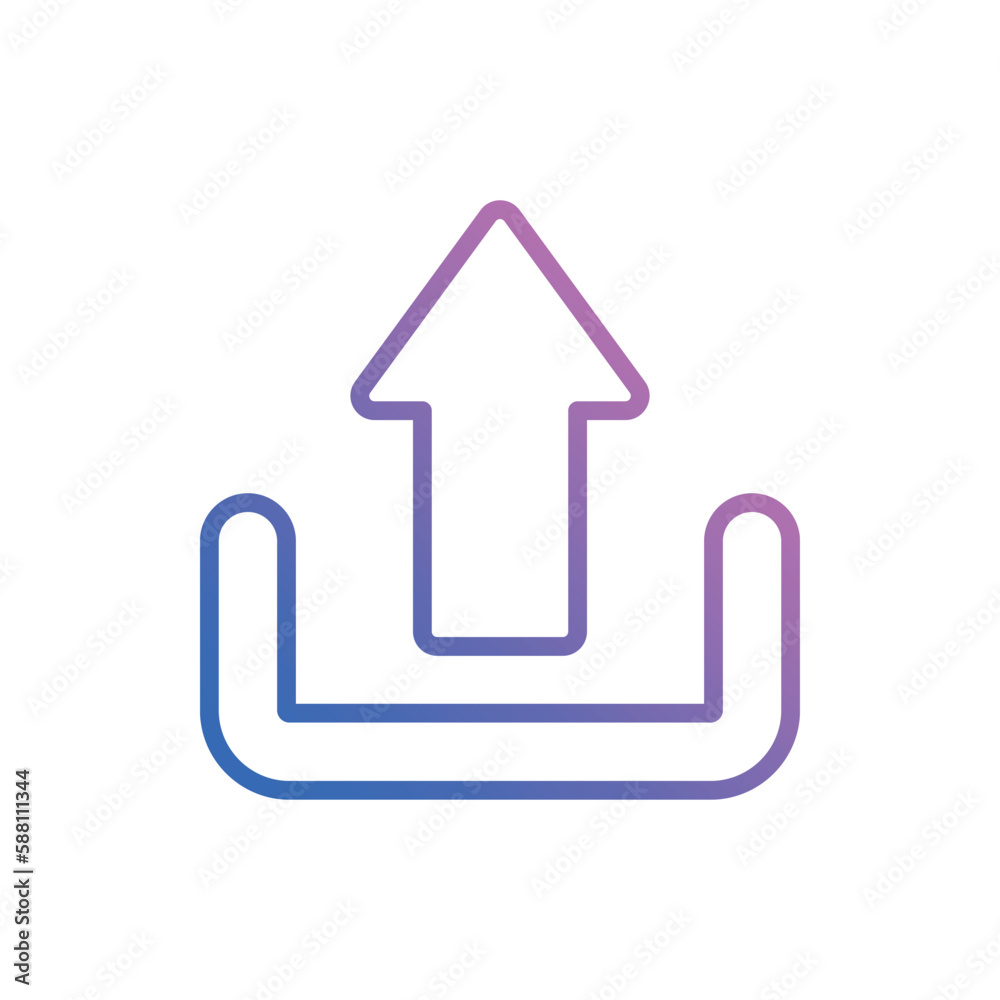 Uplaod icon vector stock. Uplaod icon vector stock.