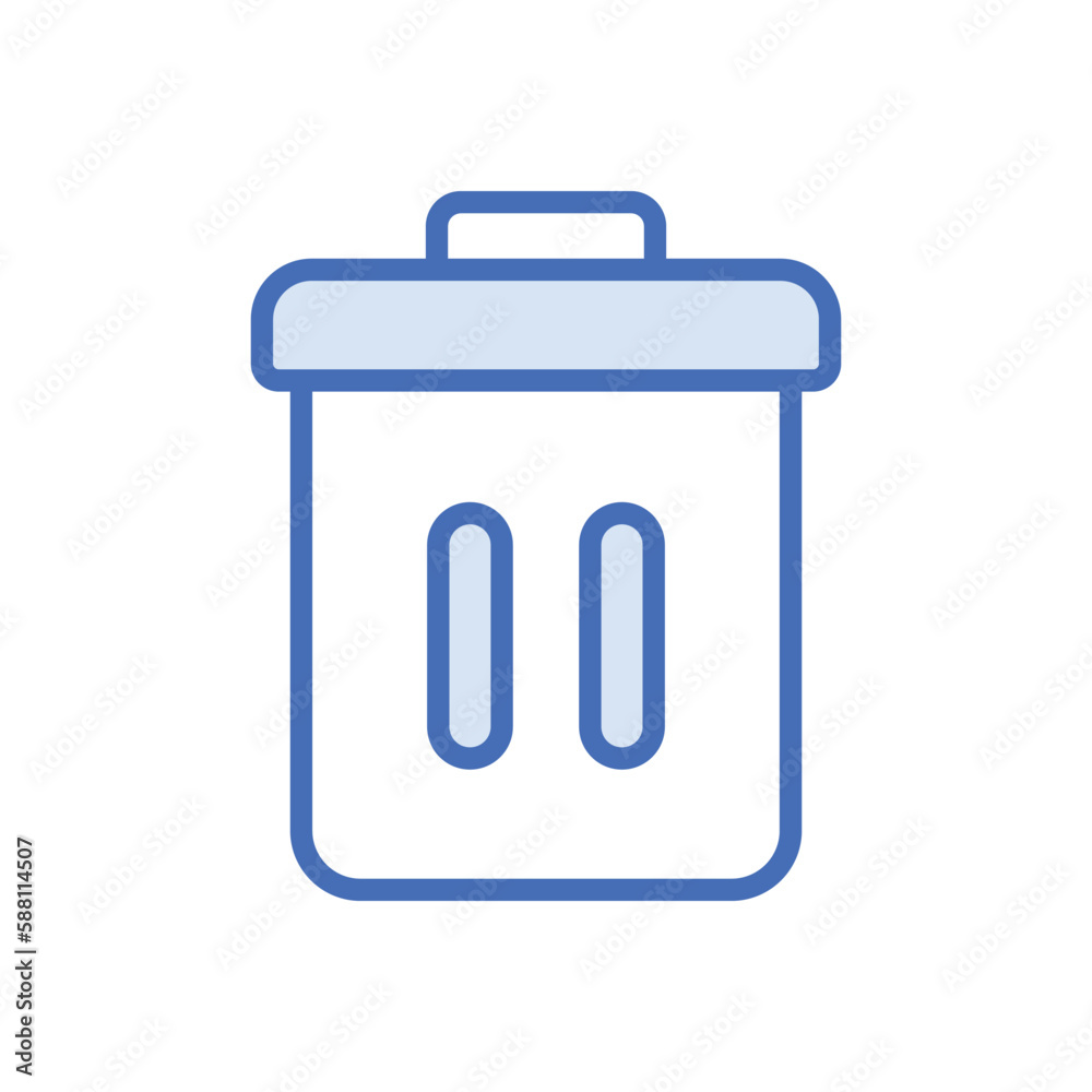 Trash icon vector stock. Trash icon vector stock.