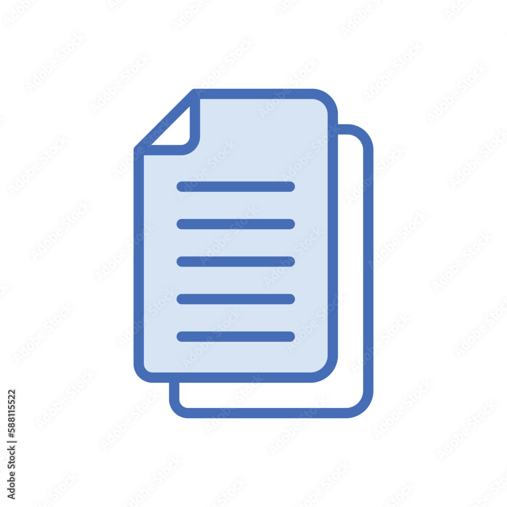 Documents icon vector stock. Documents icon vector stock.