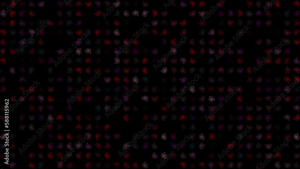 Color flashing rotating Christmas balls on black bg. Abstract festive background for advertising, congratulations, text. Colorful creative flat dynamic shapes animation. Business bg. 60fps 3D render. Color flashing rotating Christmas balls on black bg. Abstract festive background for advertising, congratulations, text. Colorful creative flat dynamic shapes animation. Business bg. 60fps 3D render.