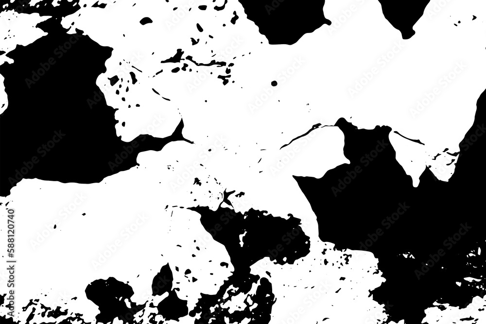 Obraz premium Rustic grunge texture with grain and stains. Abstract noise background. PNG graphic illustration with transparent background.