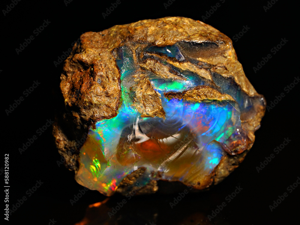 Natural Ethiopian Opal Loose Gemstone	