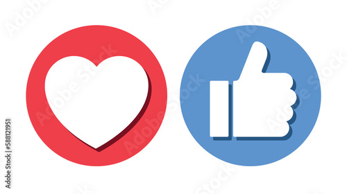 Vector 3D Thumb Up Blue Icons Abstract Illustration Isolated on White Background. Design Elements for Web, Internet, App, Analytics, Promotion, Marketing, SMM, CEO, Business