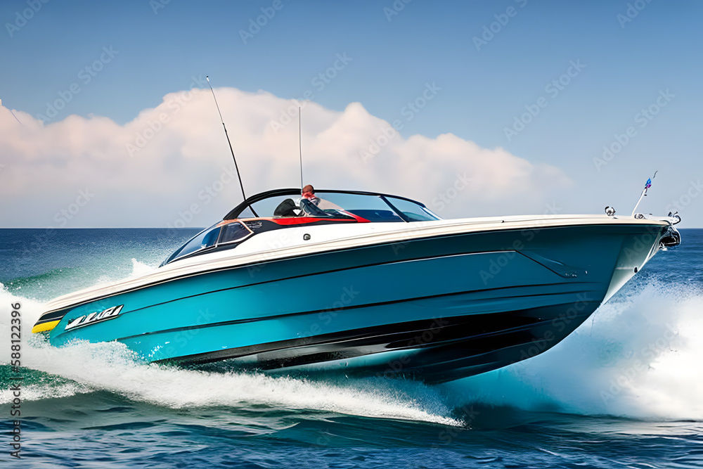 Fototapeta premium yacht in the sea