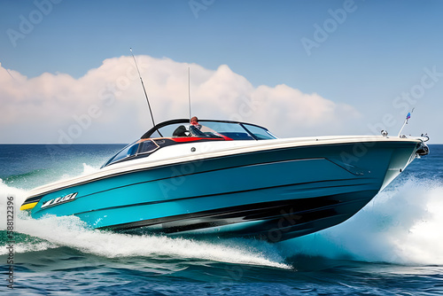 yacht in the sea © DJC Design