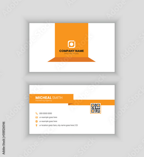Creative and modern business card template vector