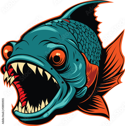 head of a red fish