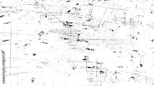 Scratched Grunge Urban Background Texture Vector. Dust Overlay Distress Grainy Grungy Effect. Distressed Backdrop Vector Illustration. Isolated Black on White Background. EPS 10.