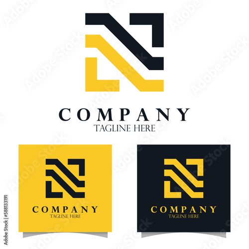 set logo design for company, business ,and brand identity