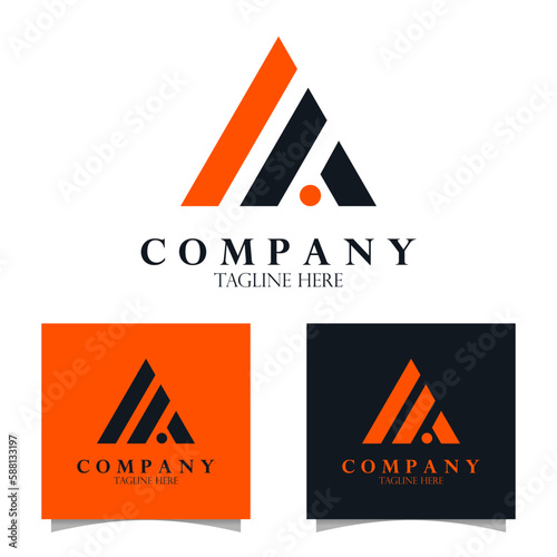 set logo design for company, business ,and brand identity
