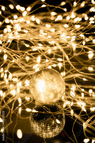 Kugel, Glaskugel, Ball, Licht, Fotografie, LED photo