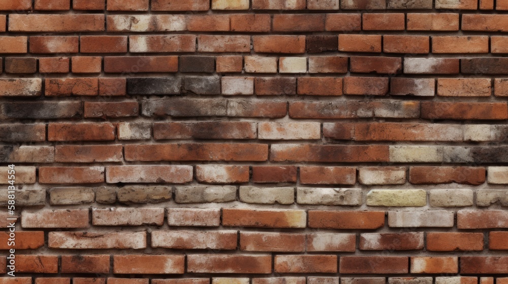 Seamless Bricks Wall Texture for Backgrounds and Designs