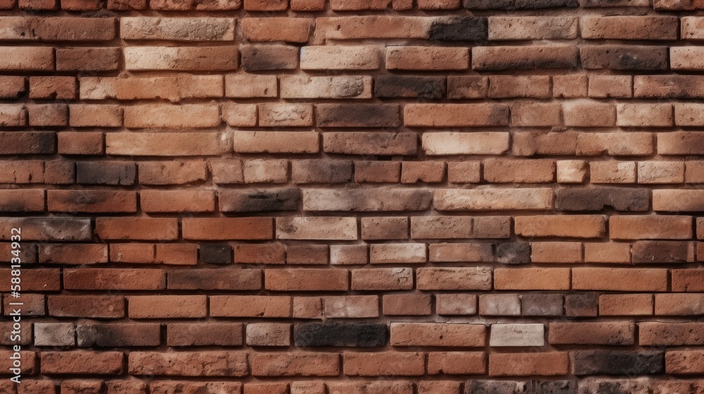 Seamless Bricks Wall Texture for Backgrounds and Designs