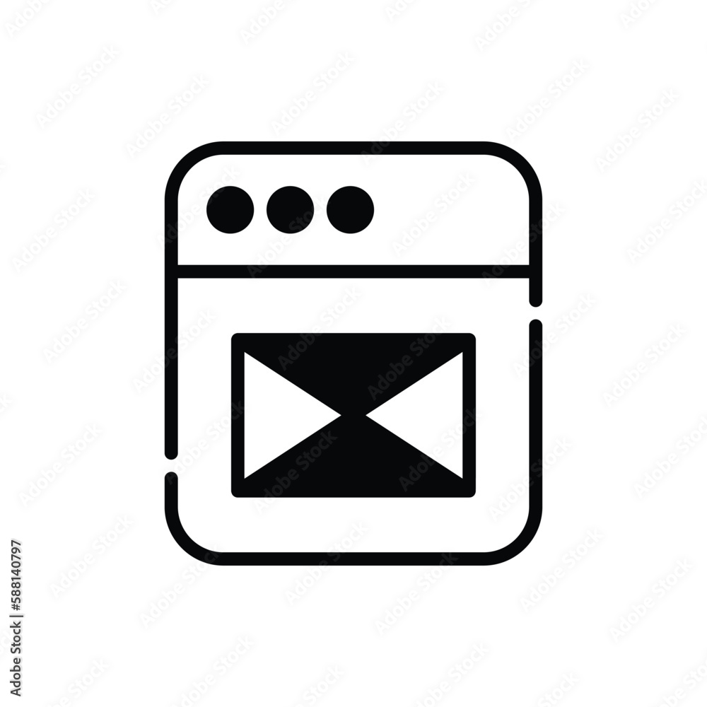 Layout icon. Suitable for Web Page, Mobile App, UI, UX and GUI design Layout icon. Suitable for Web Page, Mobile App, UI, UX and GUI design