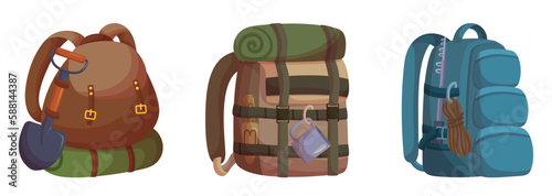 Travel Backpacks With Various Compartments, Adjustable Straps, And Water-resistant Fabric To Ensure Comfort, Convenience
