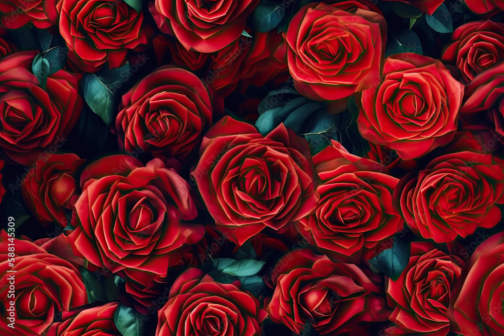 Tile Seamless Full Red Roses - Generative AI
Tile Seamless Full Red Roses - Generative AI