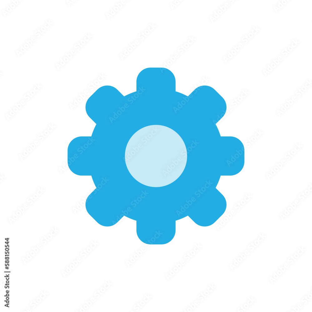 Gear icon. Suitable for Web Page, Mobile App, UI, UX and GUI design Gear icon. Suitable for Web Page, Mobile App, UI, UX and GUI design