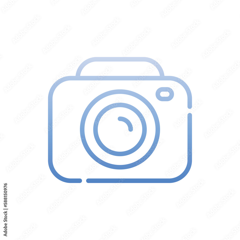 Camera icon. Suitable for Web Page, Mobile App, UI, UX and GUI design Camera icon. Suitable for Web Page, Mobile App, UI, UX and GUI design