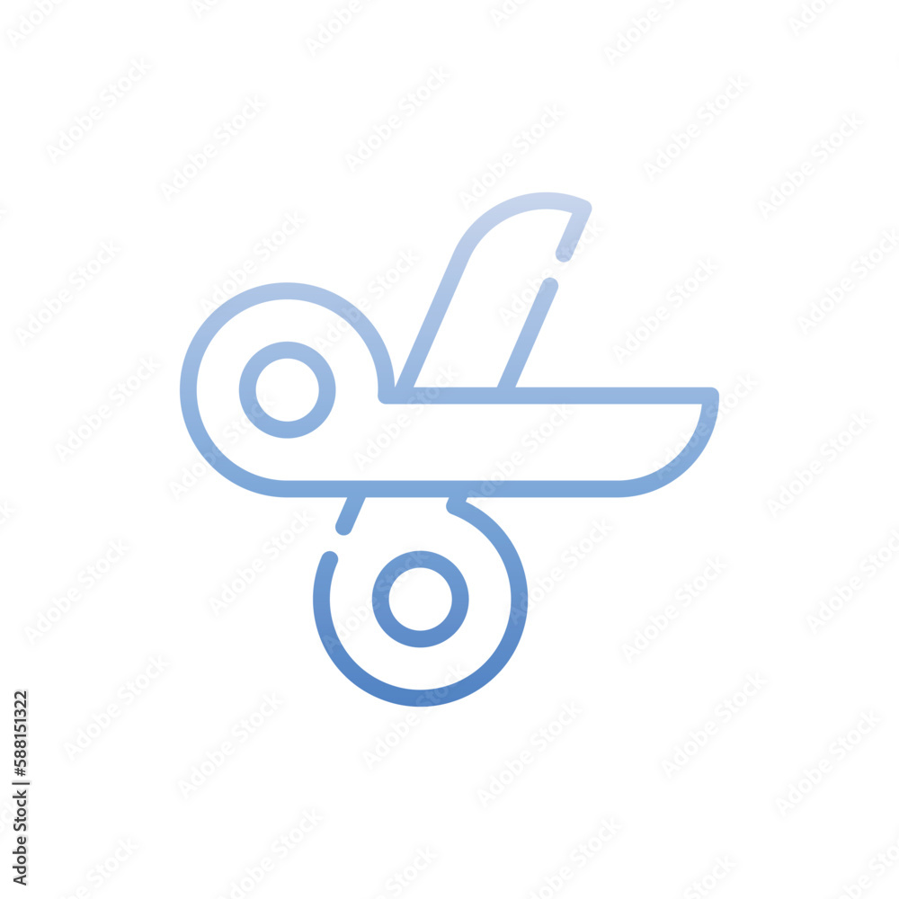 Cut icon. Suitable for Web Page, Mobile App, UI, UX and GUI design