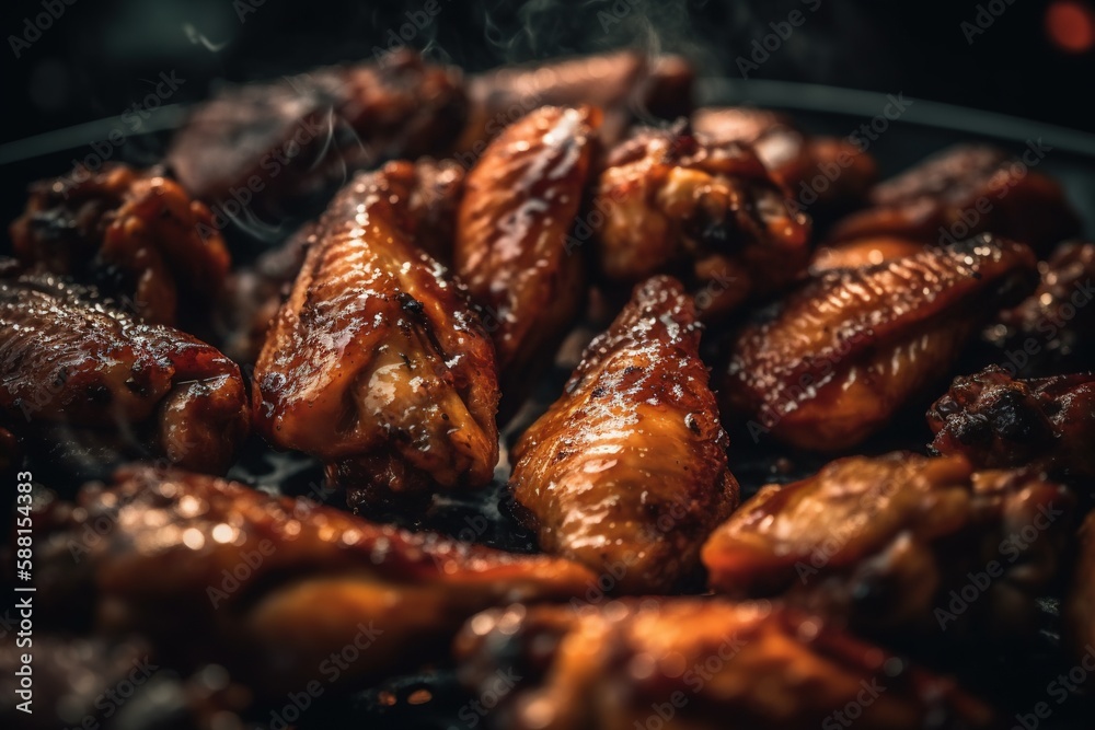 Bbq chicken wings Bbq chicken wings