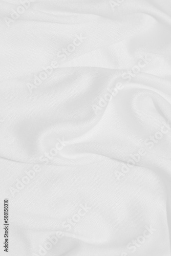 A clean white cloth with swaying streaks for the background.