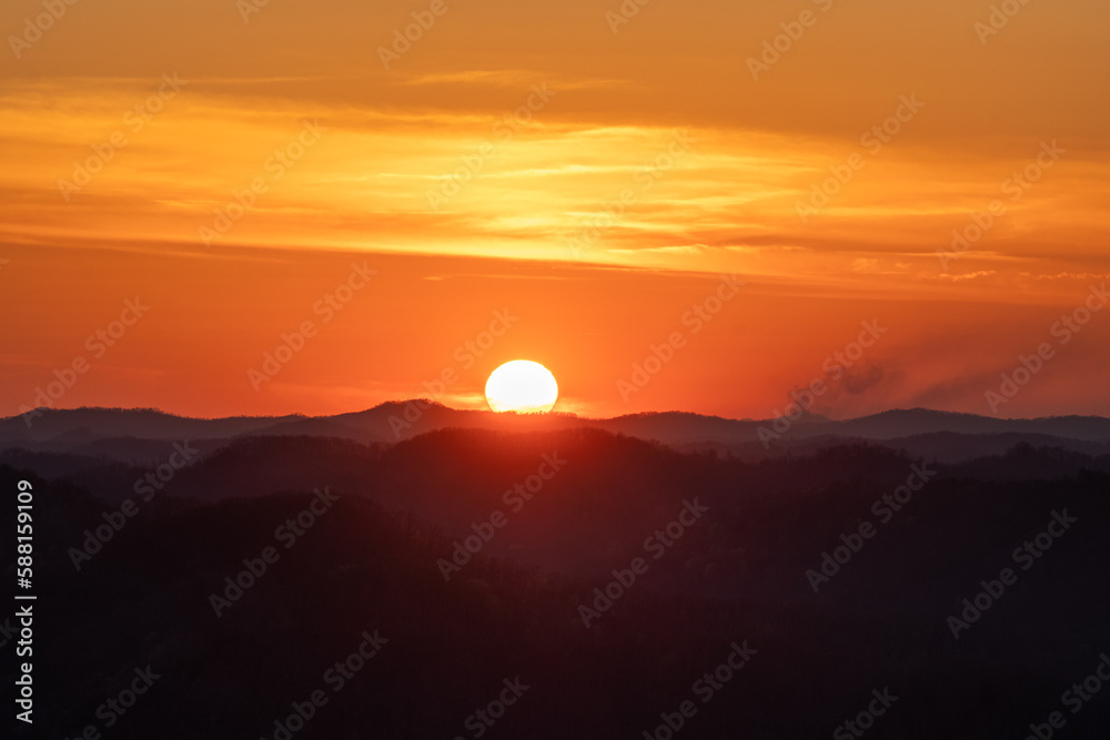 Sunset in Appalachia