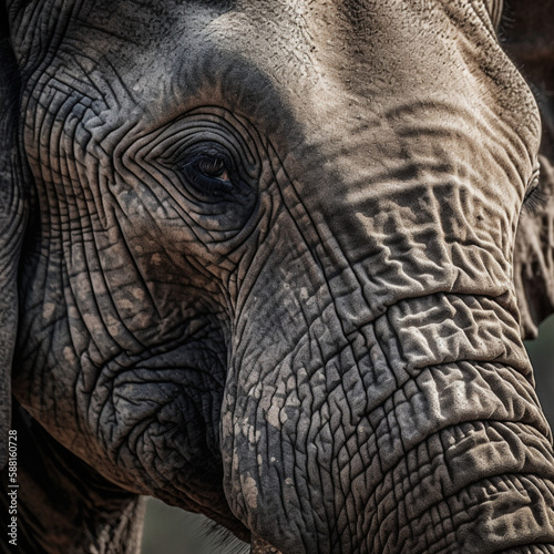 close up of an elephant © Regina