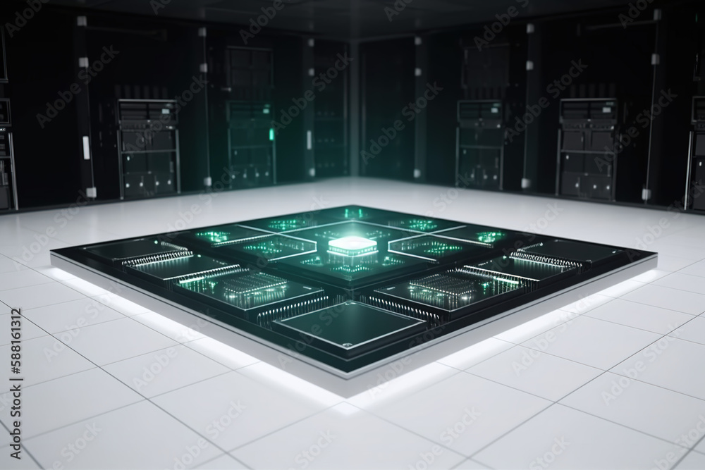 Cloud Networking, Crypto, AI, Firewall Network Security, Artificial Intelligence, Cyber Security, Cloud Managed, Circuit Board, AI Generated Art for Business and Technology