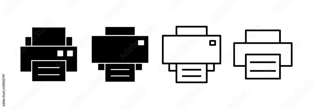 Print icon vector for web and mobile app. printer sign and symbol Print icon vector for web and mobile app. printer sign and symbol
