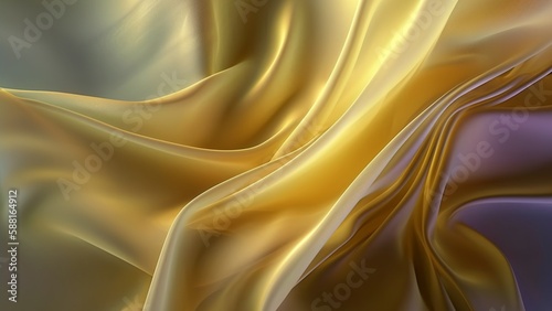 Untitled white and gold cloth, elegant,exotic , thin, exotic, wavy, Generative AIdesign 