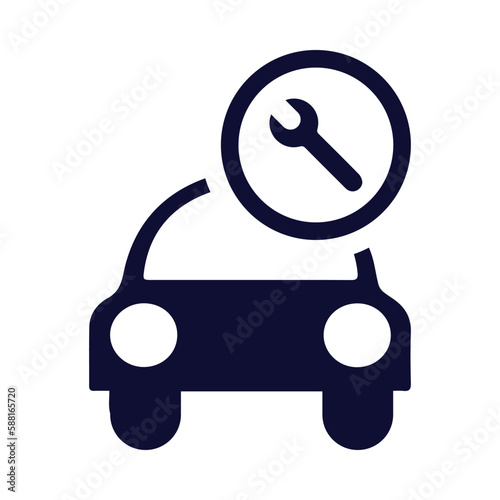 wrench, car, auto car repair icon