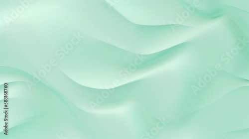 Mint light green abstract background. Generative AI