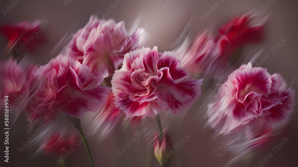 Carnations in Motion Carnations in Motion