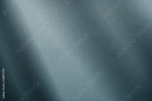Gray blue white silk satin. Gradient. Dusty blue color. Luxury elegant abstract background for design. Light dark shade. Matte, shimmer. Curtain. Fold. Drapery. Fabric, cloth texture.
