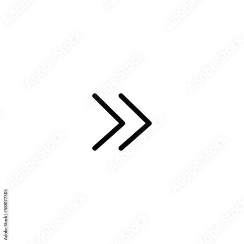 Arrow Icon Vector. Arrow Icon in symbol for your app UI. Vector illustration Undo Redo Arrow Icon. Direction arrow sign. Motion icon