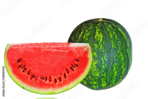 water melon watermelon fruit isolated whole slice fruit background