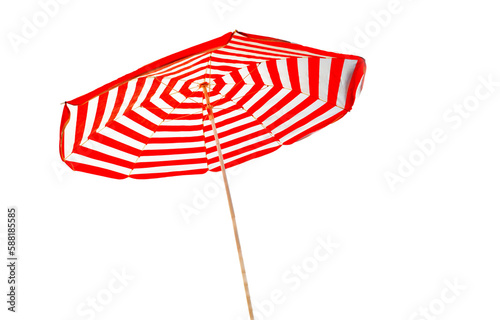 umbrella for sea and sun protection isolated for background © sea and sun