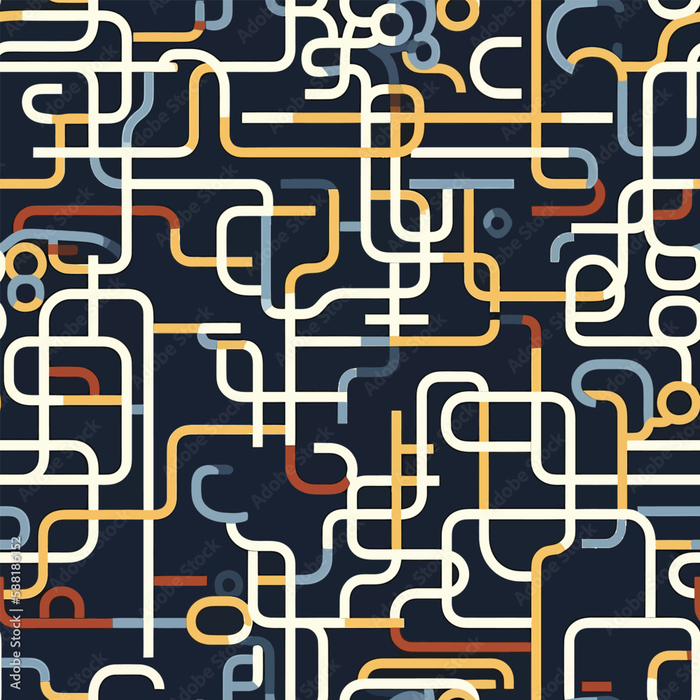 Abstract Geometric Patterns - Abstract Spatial Line Seamless Pattern
Abstract Geometric Patterns - Abstract Spatial Line Seamless Pattern