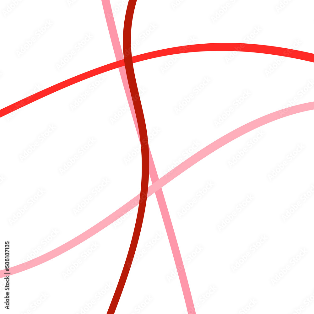 Red Pink Grid Lines Transparent 