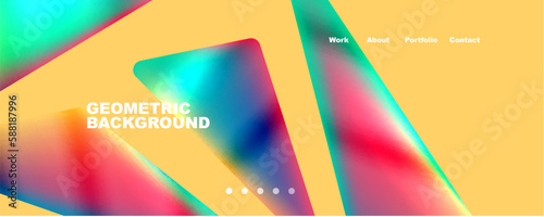 Geometric shapes minimalist abstract background. Vector Illustration For Wallpaper, Banner, Background, Card, Book Illustration, landing page