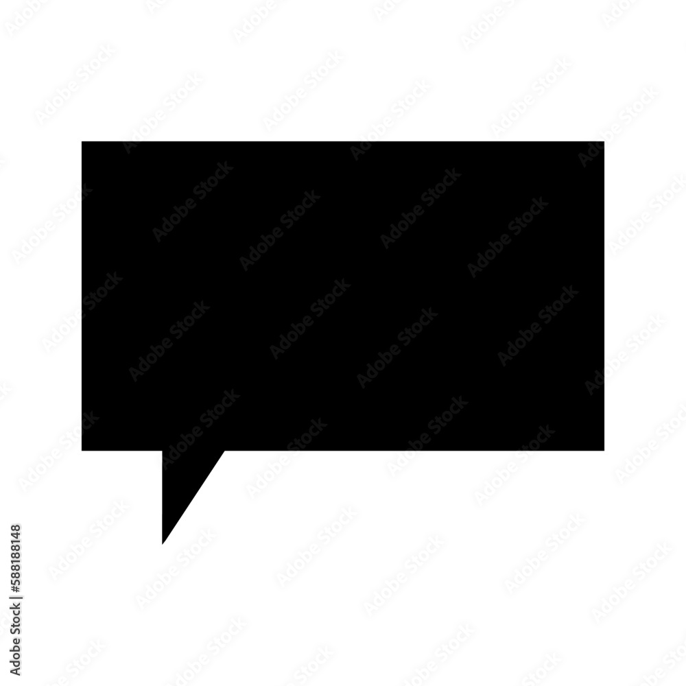 Empty comic speech bubble icon. Black speech bubble icon. Vintage design, pop art style. Vector illustration isolated on white background. Empty comic speech bubble icon. Black speech bubble icon. Vintage design, pop art style. Vector illustration isolated on white background.